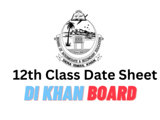 12th Class Date Sheet BISE DI Khan Board 2023