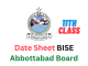 BISE Abbottabad Board 1st Year 11th Class Date Sheet 2023