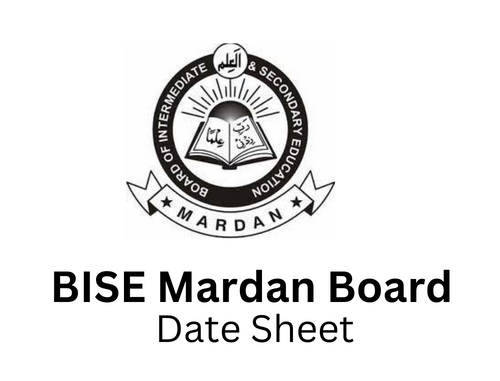 Mardan Board 10th Class Date Sheet 2023