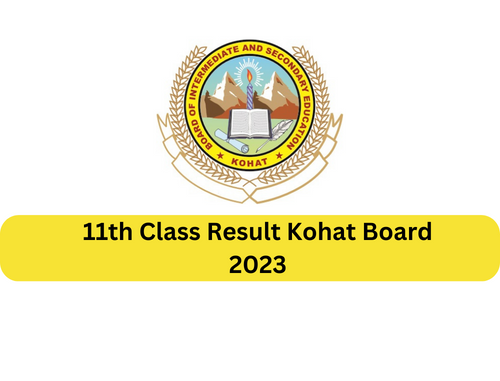 11th Class Result Kohat Board 2023