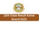 12th Class Result Kohat Board 2023