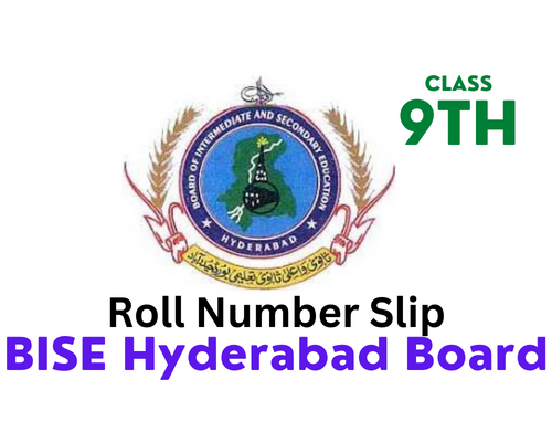 Get BISE Hyderabad Board 9th Class Roll Number Slip