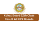 How to Check Kohat 12th Class Result All KPK Boards?