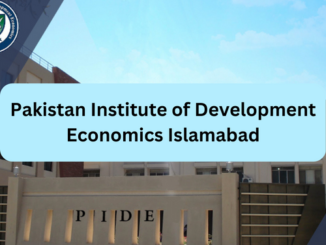 Pakistan Institute of Development Economics Islamabad 2023