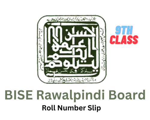 9th Class Roll Number Slip 2023