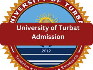 University of Turbat Admission Apply Online Last Date