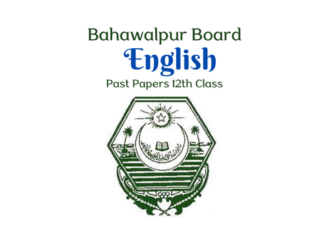 12th Class English Past Papers Bahawalpur Board