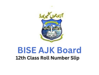 12th Class Roll No Slip 2023 BISE AJK Board