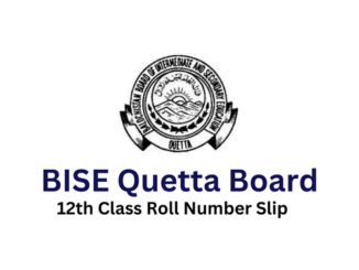 12th Class Roll No Slip 2023 BISE Quetta Board