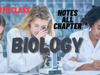 9th class biology notes all chapter