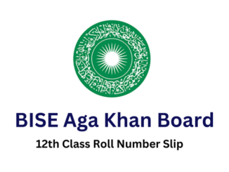 BISE Aga Khan Board 12th Class Roll No Slip 2023