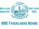 Faisalabad Board 10th class paper 2023