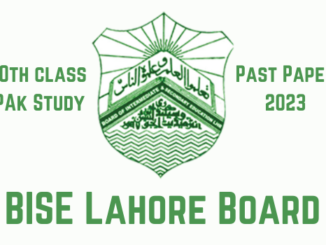 Lahore Board 10th class past papers 2023 (2)
