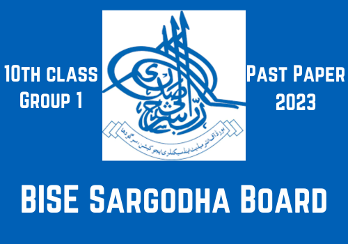 Sargodha Board 10th class past papers 2023