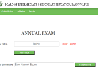 Bahawalpur board 10th class result 2023