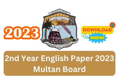 2nd Year English Paper 2023 Multan Board