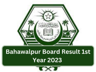 Bahawalpur Board Result 1st Year 2023