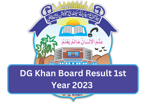 DG Khan Board Result 1st Year 2023