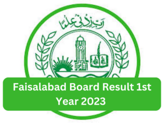 Faisalabad Board Result 1st Year 2023