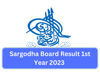 Sargodha Board Result 1st Year 2023