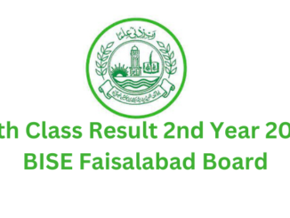 12th Class Result 2nd Year 2023 BISE Faisalabad Board